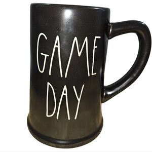 Rae Dunn Black Game Day Mug Black And White